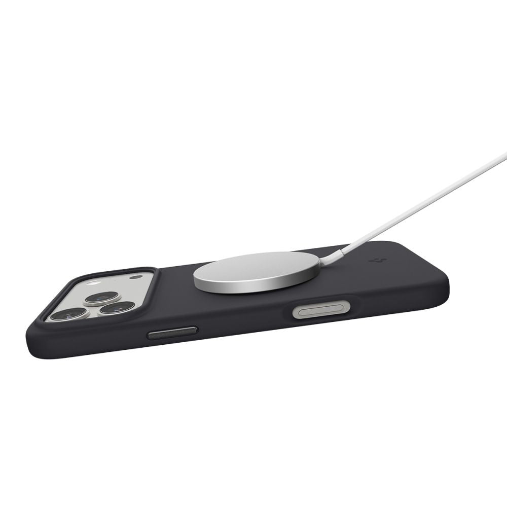 Θήκη Spigen Σιλικόνης Fit MagSafe - iPhone 17 Pro - Μαύρο