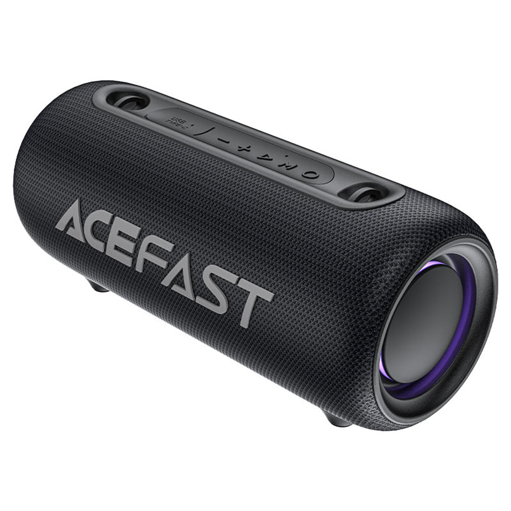Acefast - Wireless Speaker Air (K2) - Bluetooth 5.3, USB Flash Drive, RGB, Hands-free Call, Built-in DSP, IPX5, 4400mAh - Black