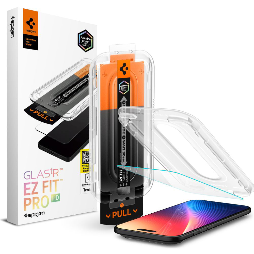 Spigen - Glas.tR EZ-FIT Pro - iPhone 17 Air - Clear