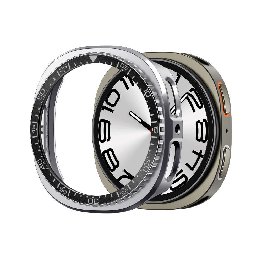 Spigen - Bezel Tune Pro Diver - for Samsung Galaxy Watch8 44mm, Stainless Steel - Black