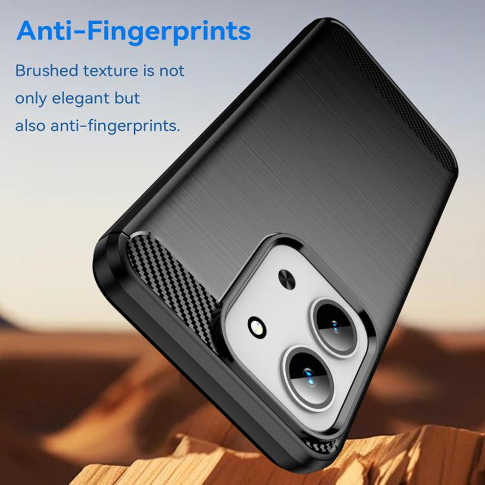 Techsuit - Carbon Silicone - Xiaomi Redmi 15C 4G / Redmi 15C 5G / Poco C85 4G - Black