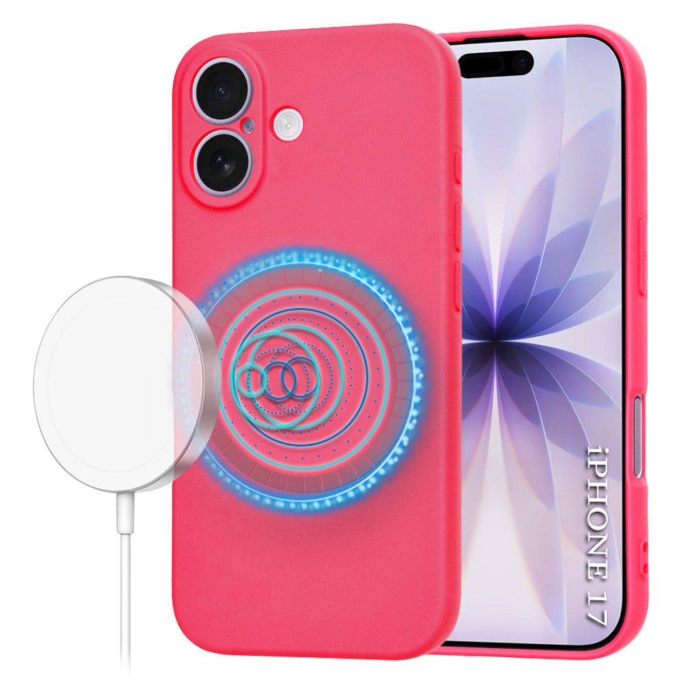 Techsuit - SoftFlex MagSafe - iPhone 17 - Hot Pink
