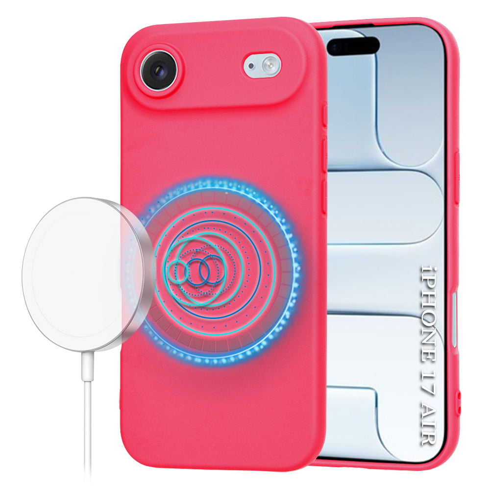 Techsuit - SoftFlex MagSafe - iPhone 17 Air - Hot Pink
