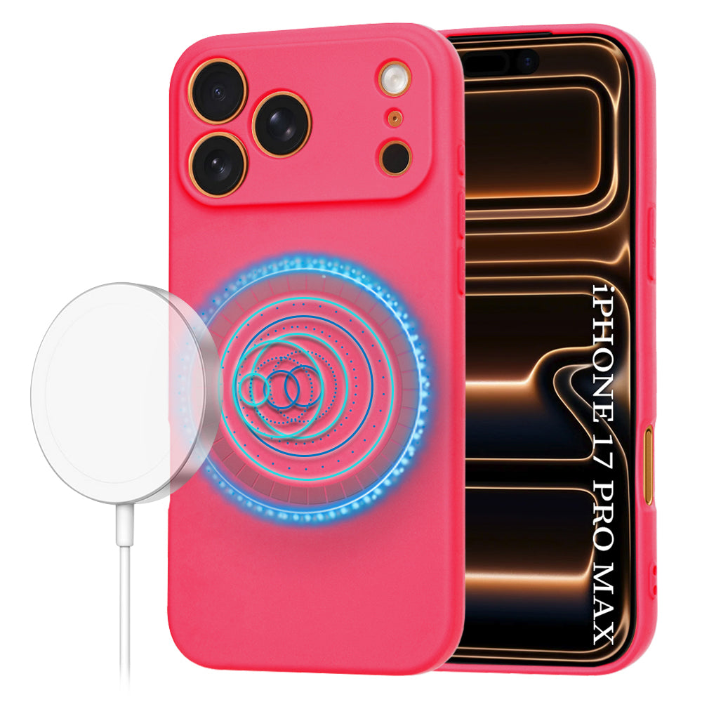 Techsuit - SoftFlex MagSafe - iPhone 17 Pro Max - Hot Pink