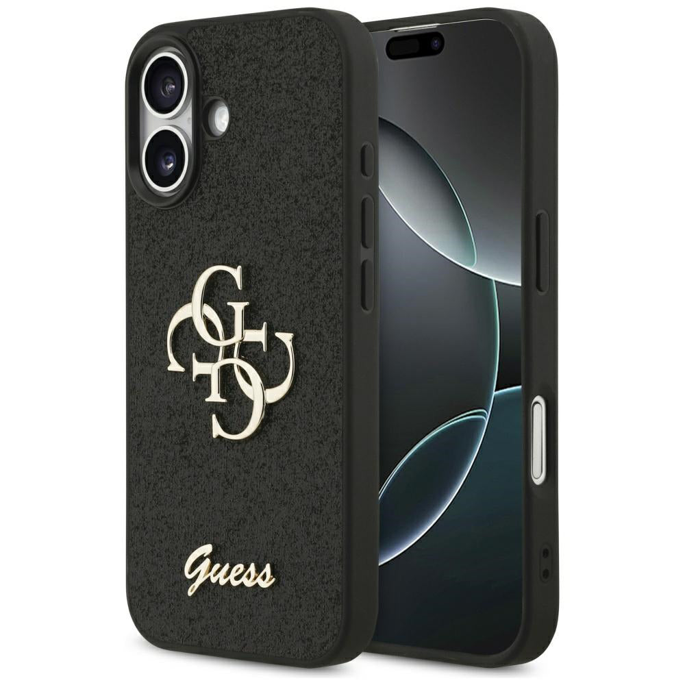 Guess - Fixed Glitter Big 4G (GUHCP17SHG4SGK) - iPhone 17 - Black