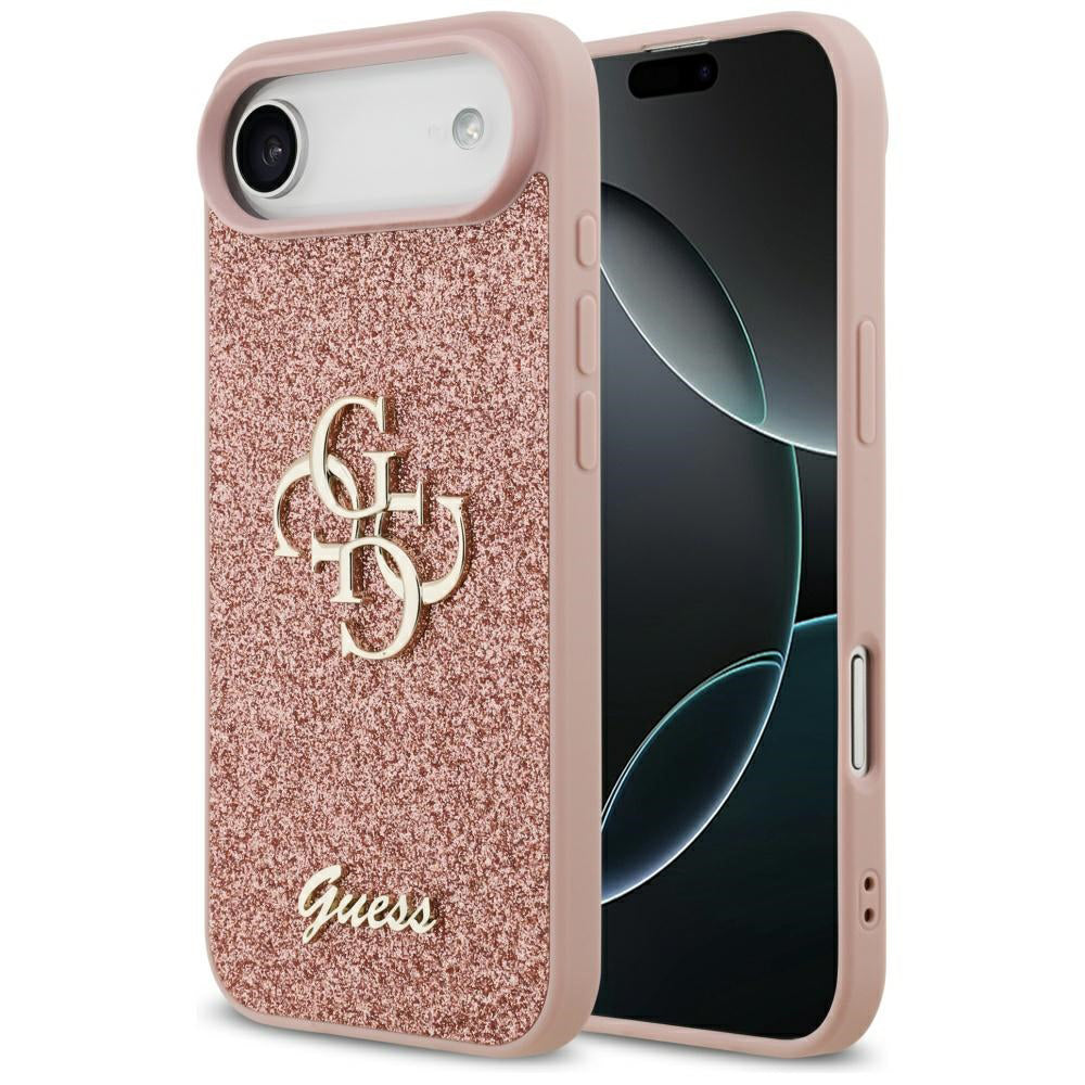 Guess - Fixed Glitter Big 4G (GUHCP17MHG4SGP) - iPhone 17 Air - Pink