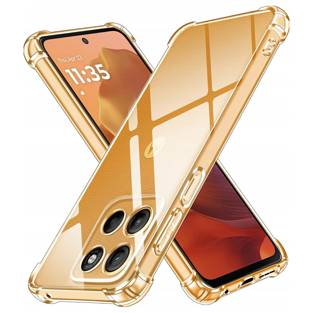 Techsuit - Shockproof Clear Silicone - Motorola Moto G15 / G15 Power - Clear