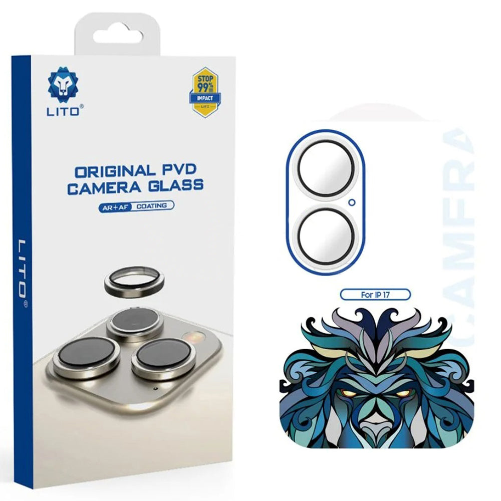 Lito - Titanium AR Camera Glass - iPhone 17 - Silver