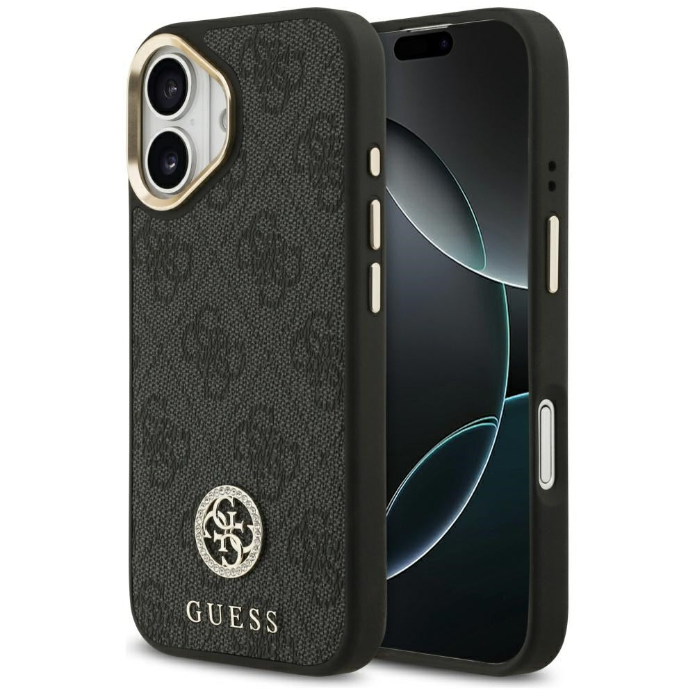 Guess - Hardcase 4G Strass Logo MagSafe (GUHMP17SP4GRMDEK) - iPhone 17 - Black