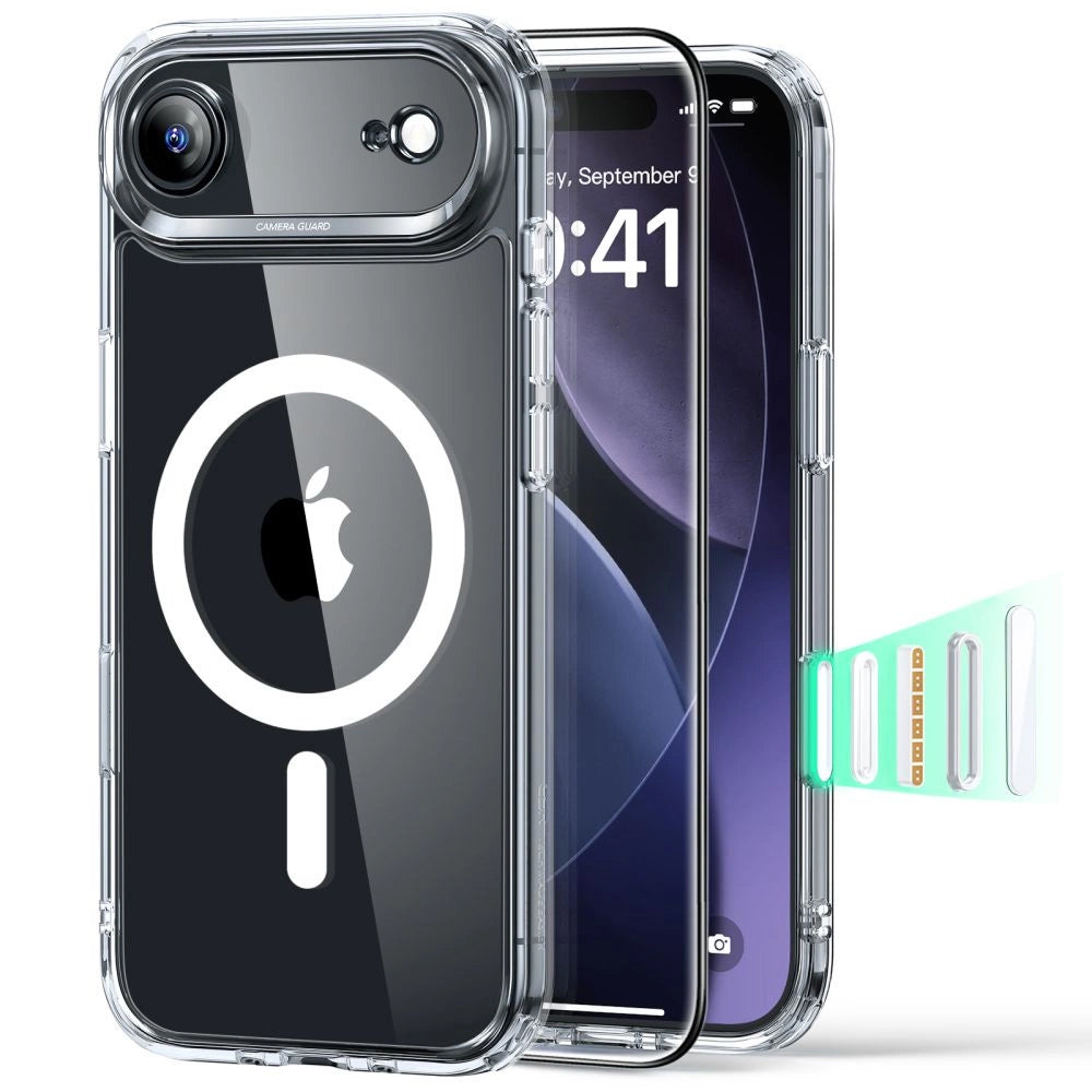 ESR - Classic Hybrid HaloLock [Included Screen Protector] - iPhone 17 Air - Clear