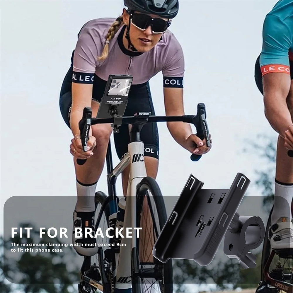 ShellBox - AirBox Waterproof IP68 Case (max. 6.9 inch) - Universal Phone Model (max. 15mm depth) - Blue