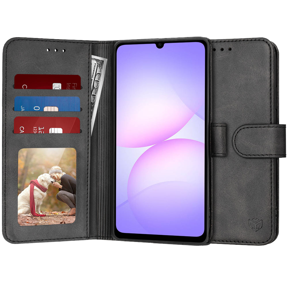 Techsuit - Diary Book - Samsung Galaxy A07 4G - Black