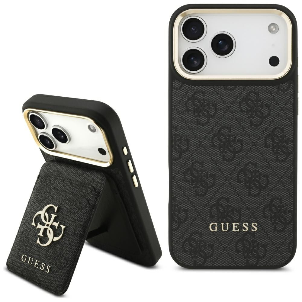 Guess - Cardslot 4G MagSafe (GUBPHCP17LP4SM4MCK) - iPhone 17 Pro - Black