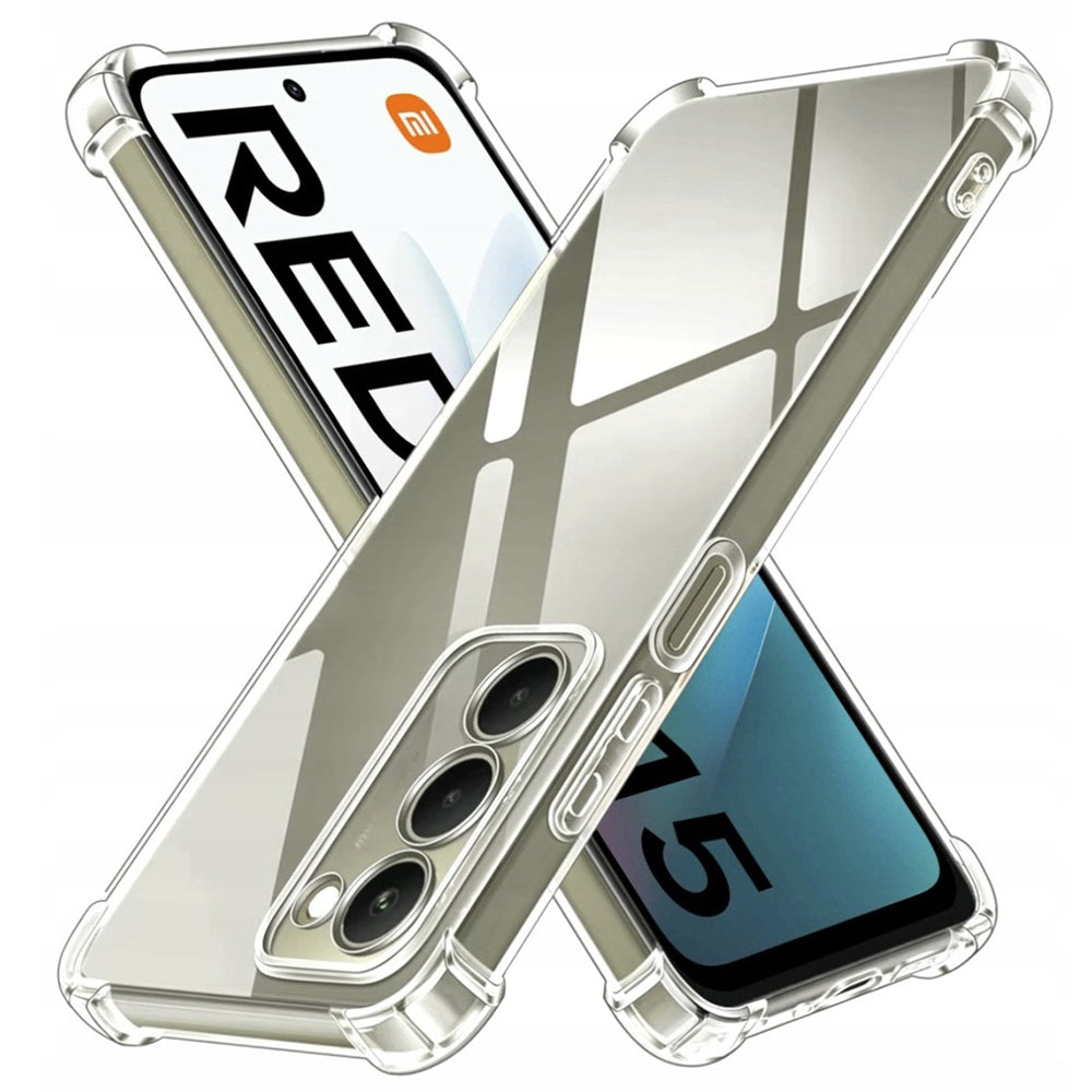 Techsuit - Shockproof Clear Silicone - Xiaomi Redmi 15 4G /  Redmi 15 5G - Clear