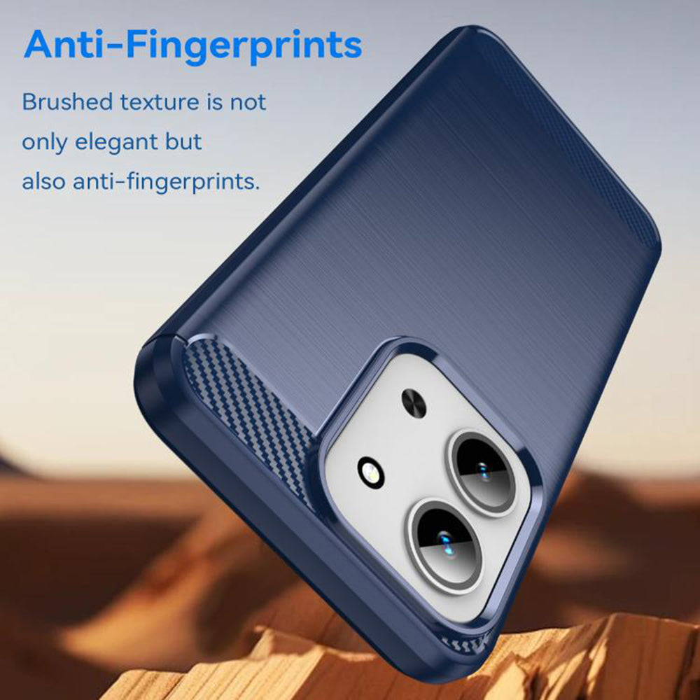 Techsuit - Carbon Silicone - Xiaomi Redmi 15C 4G / Redmi 15C 5G / Poco C85 4G - Blue