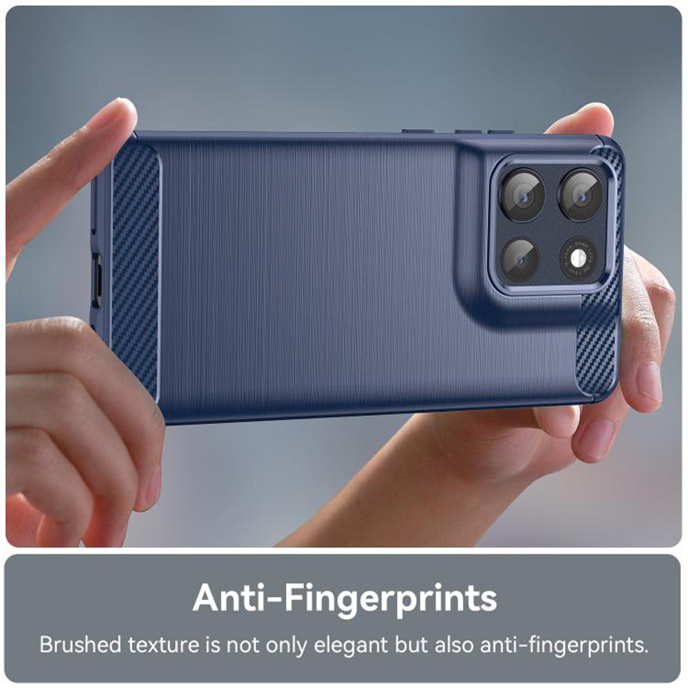 Techsuit - Carbon Silicone - Motorola Moto G86 - Blue