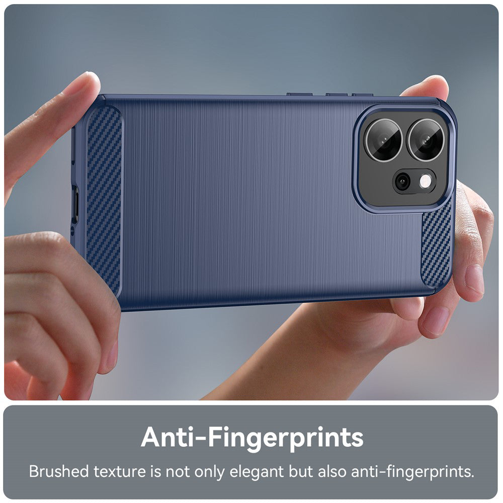 Techsuit - Carbon Silicone - Oppo Reno14 F / Reno14 FS 5G - Blue