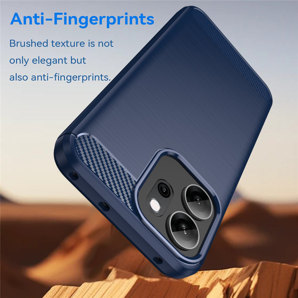 Techsuit - Carbon Silicone - Oppo Reno14 F / Reno14 FS 5G - Blue