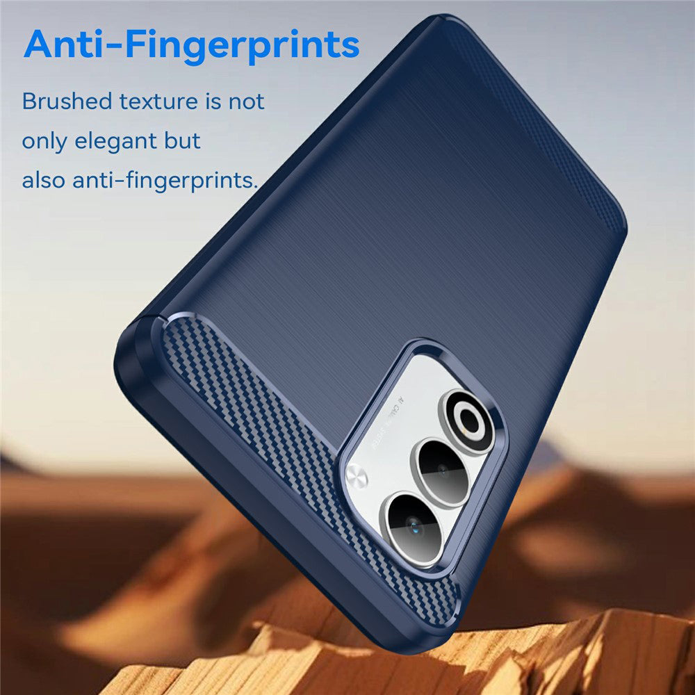 Techsuit - Carbon Silicone - Oppo A5 4G / A5 5G - Blue