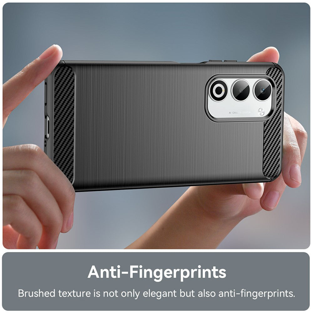 Techsuit - Carbon Silicone - Oppo A5 4G / A5 5G - Black