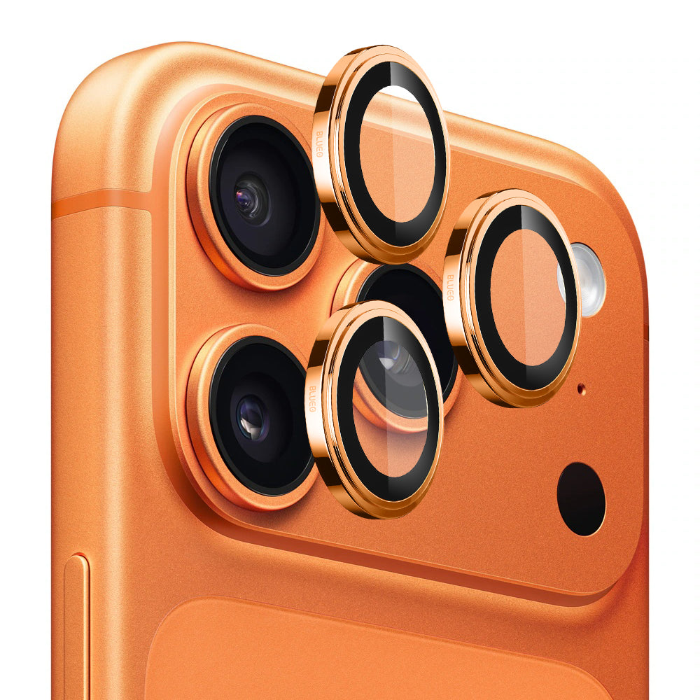 Blueo - Sapphire Crystal Original Lens Glass - iPhone 17 Pro / iPhone 17 Pro Max - Orange