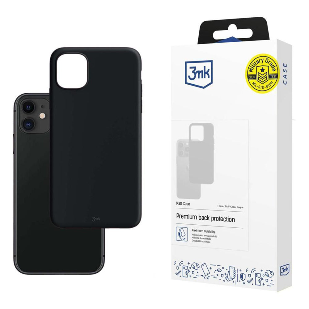 3mk - Matt Case - iPhone 11 - Black
