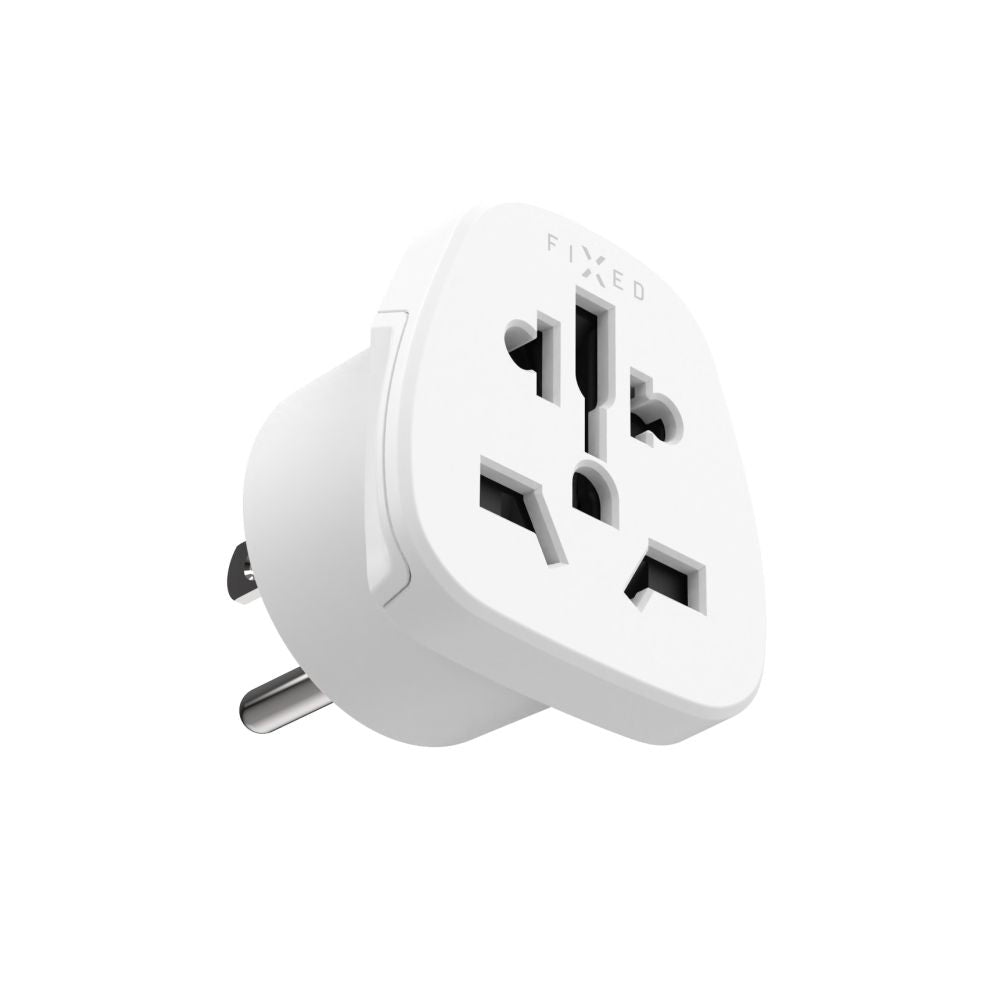 Fixed - Travel Adapter (FIXCT-US) - US to EU/AUS/UK, Universal Connection, Mini Size, 15A/3750W - White