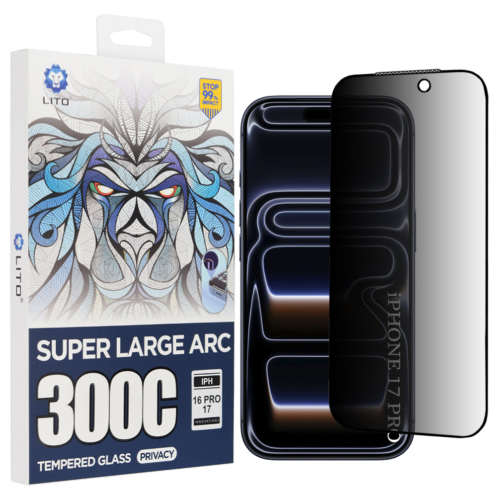 Lito - D+ Max Privacy 300C - iPhone 17 Pro - Black