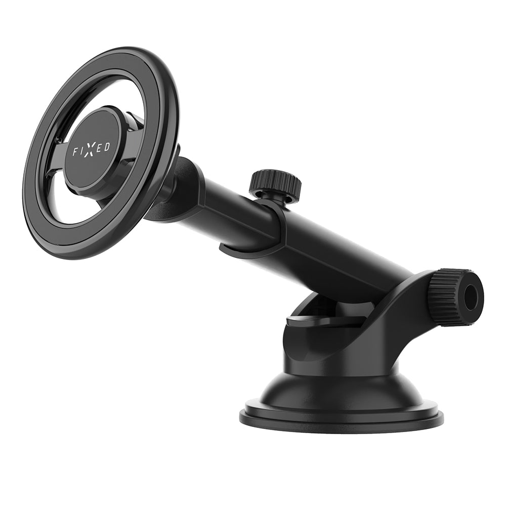 Fixed - Car Holder MagMount XL (FIXMMT-XL-BK) - MagSafe for Dashboard, Telescopic Arm, Magnetic Grip, 360Â° Rotative - Black