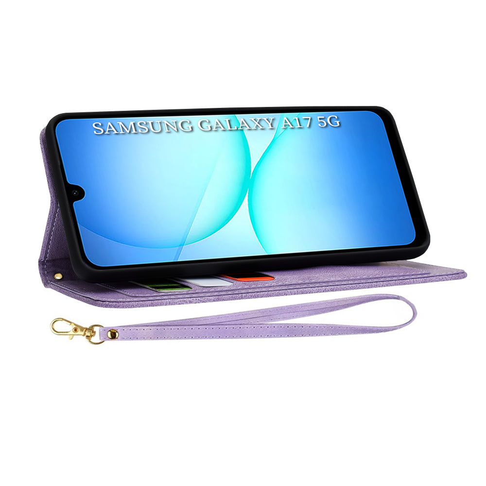 Techsuit - FlipCraft - Galaxy A17 5G / A17 4G - Mysterious Purple
