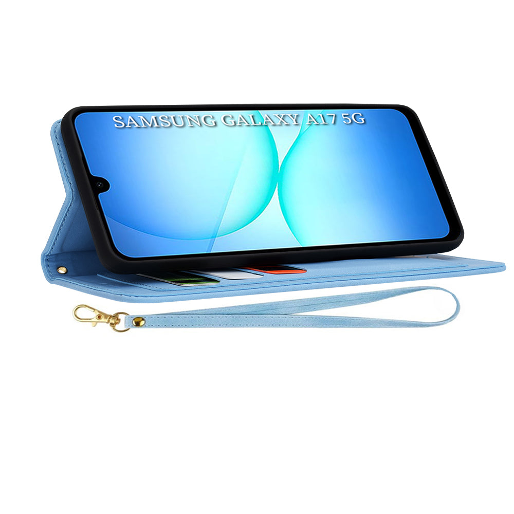 Techsuit - FlipCraft - Galaxy A17 5G / A17 4G - Vibrant Blue