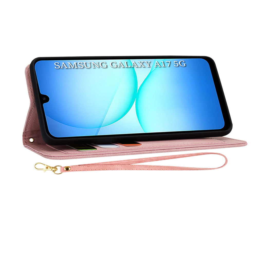 Techsuit - FlipCraft - Galaxy A17 5G / A17 4G - Sweetheart Pink