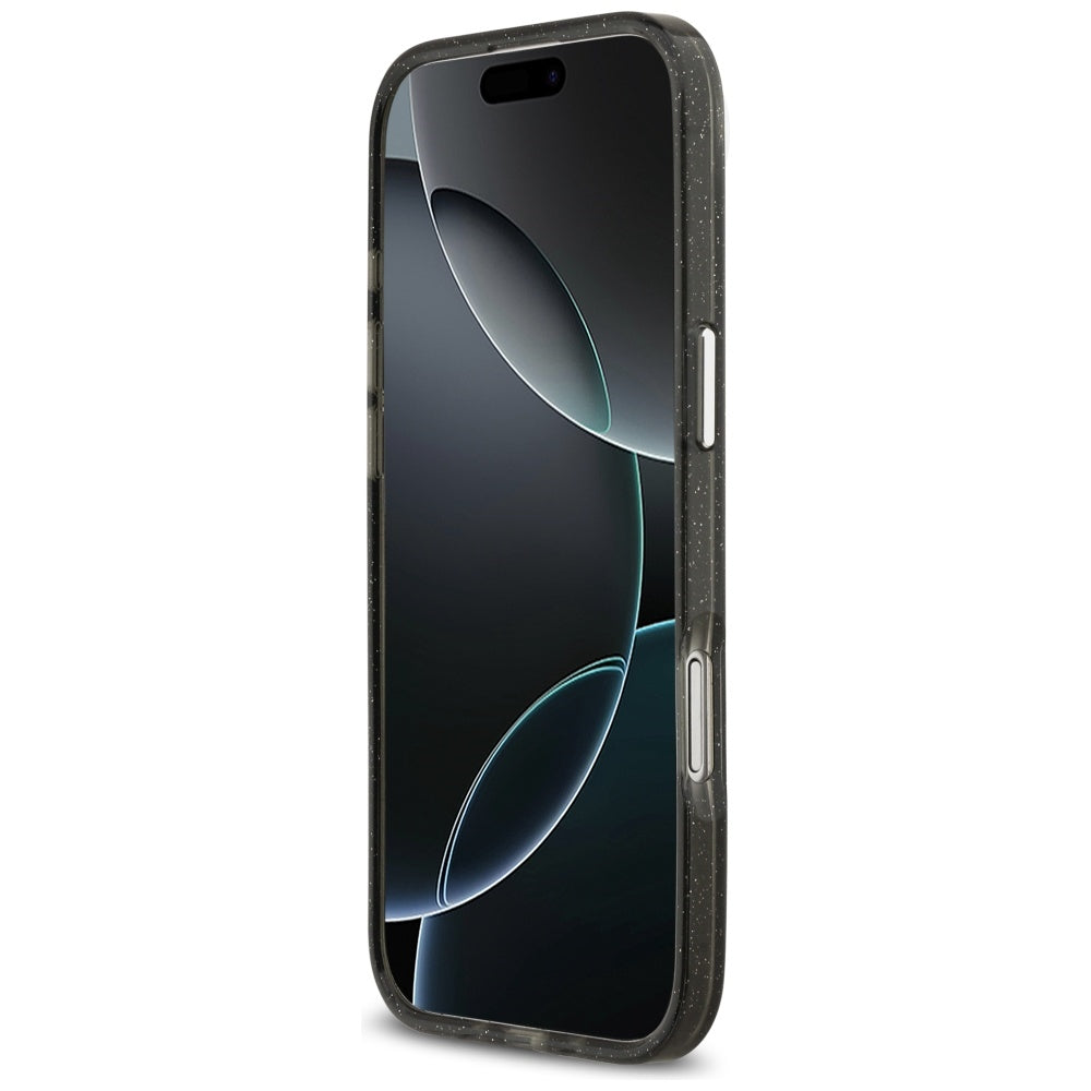 Karl Lagerfeld - IML Glitter K&C Heads Logo MagSafe (KLHMP17MHMKBKCHOK) - iPhone 17 Air - Black