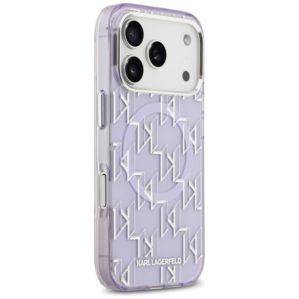 Karl Lagerfeld - IML MagSafe KL Monogram (KLHMP17LHMIKLMEU) - iPhone 17 Pro - Purple