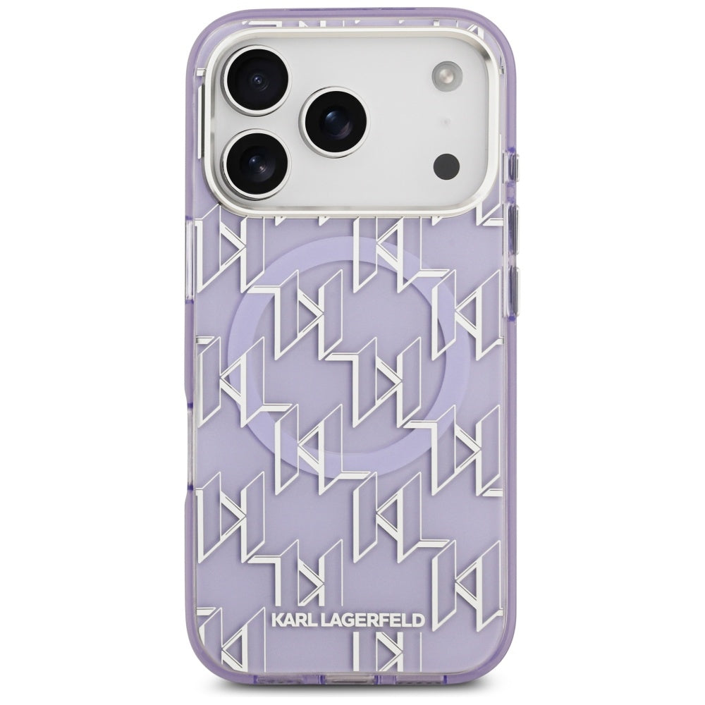 Karl Lagerfeld - IML MagSafe KL Monogram (KLHMP17LHMIKLMEU) - iPhone 17 Pro - Purple