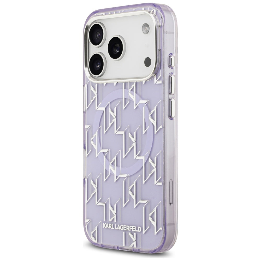 Karl Lagerfeld - IML MagSafe KL Monogram (KLHMP17LHMIKLMEU) - iPhone 17 Pro - Purple