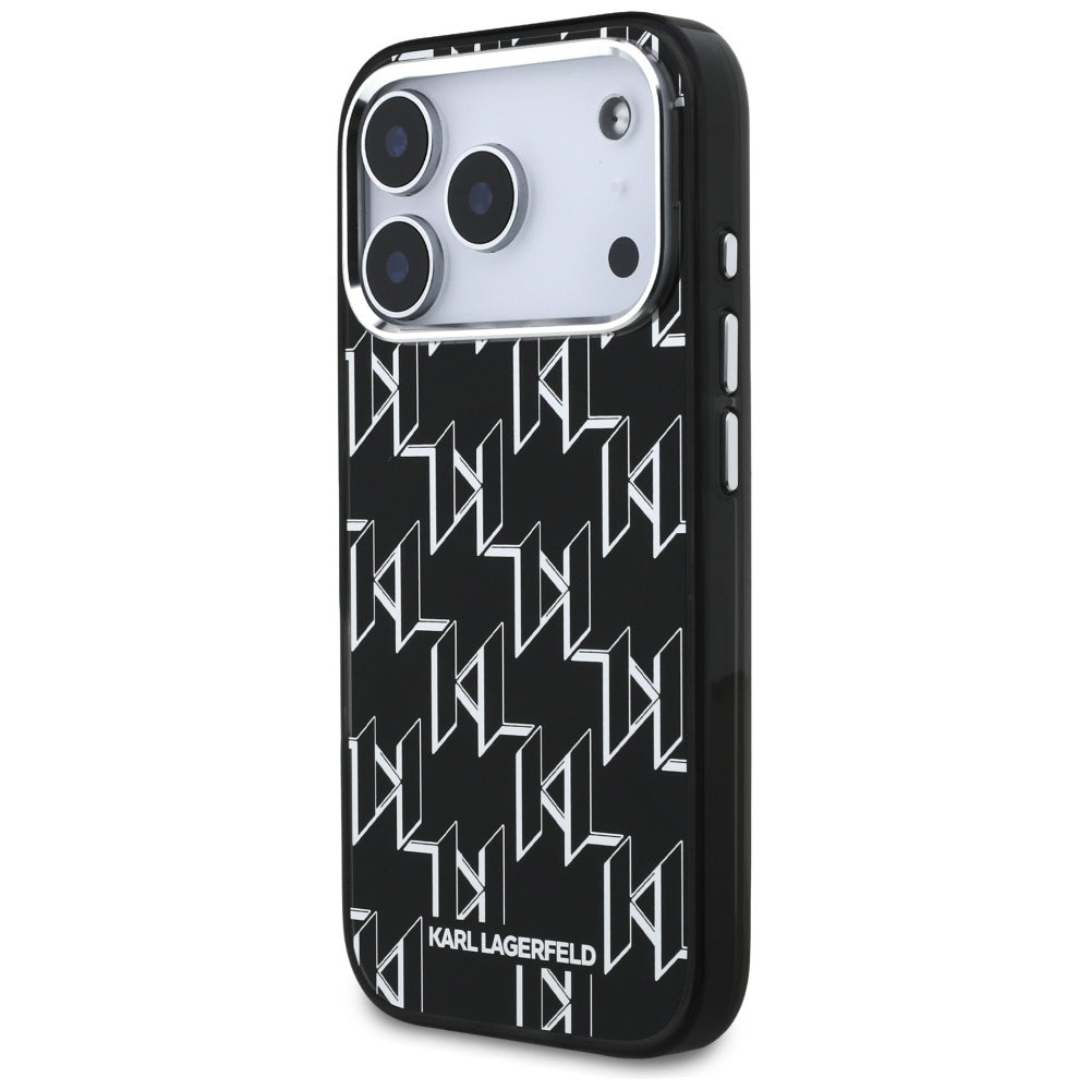 Karl Lagerfeld - IML MagSafe KL Monogram (KLHMP17LHMIKLMEK) - iPhone 17 Pro - Black