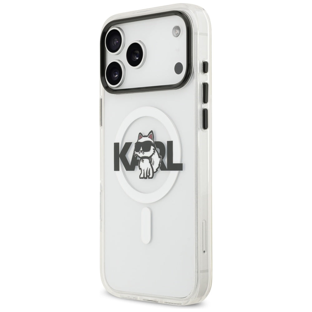 Karl Lagerfeld - IML MagSafe (KLHMP17LHGCHGKBT) - iPhone 17 Pro - Crossbody Karl Head