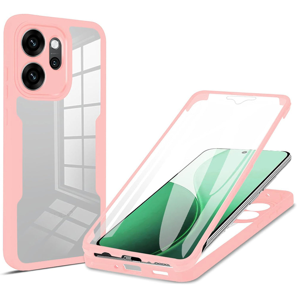 Techsuit - ColorVerse 360 Series + Screen Protector - Oppo Reno14 F / Reno14 FS 5G - Pink