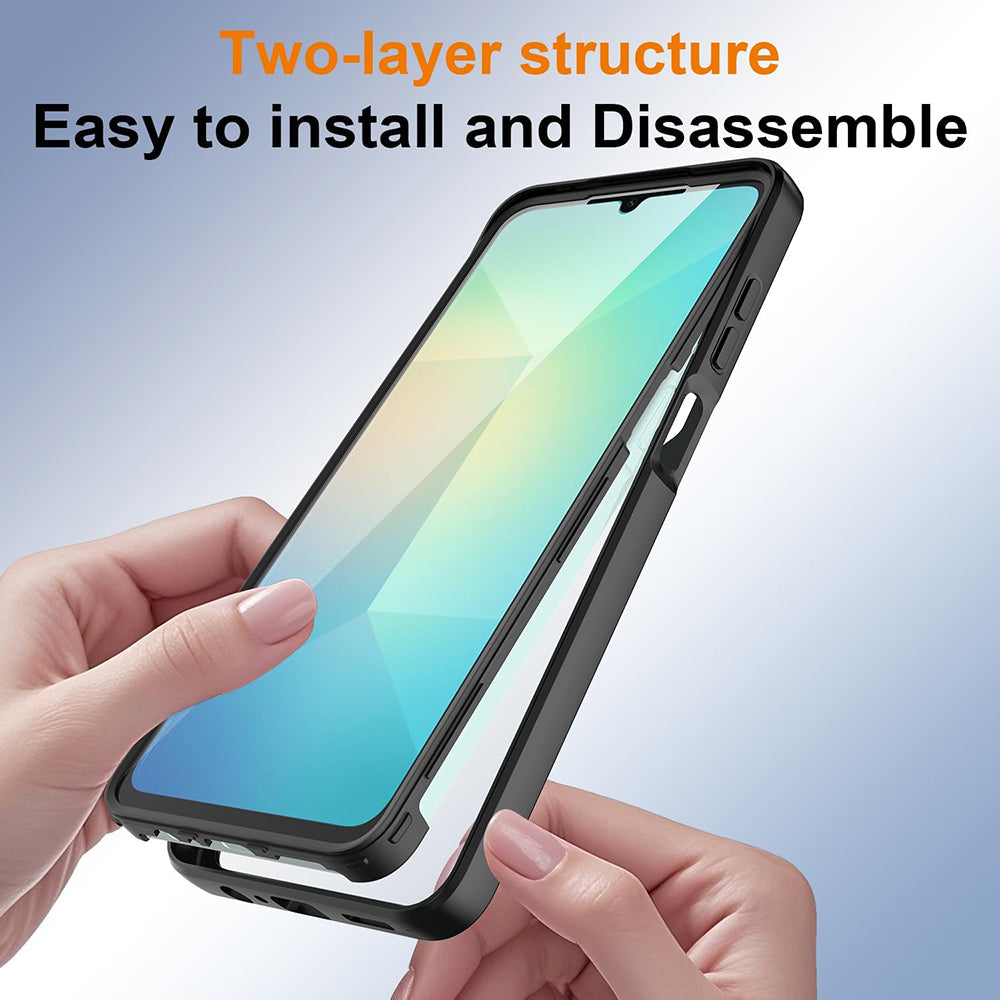 Techsuit - ColorVerse 360 Series + Screen Protector - Galaxy A07 4G - Black