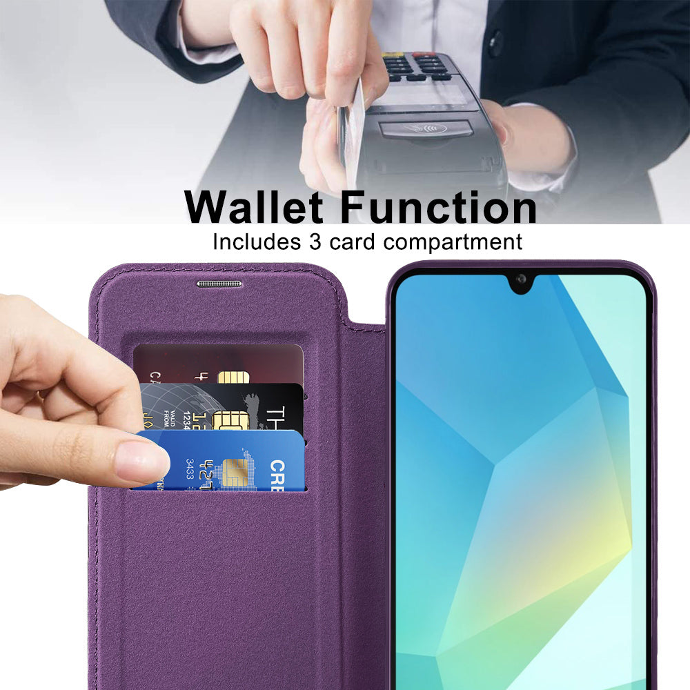 Techsuit - SmartMag Book Case - Galaxy A17 5G / A17 4G - Purple