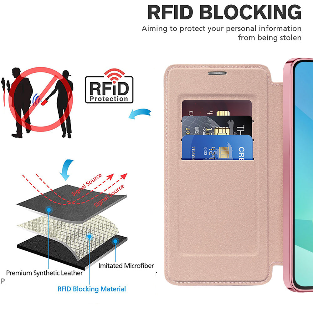 Techsuit - SmartMag Book Case - Galaxy A17 5G / A17 4G - Pink