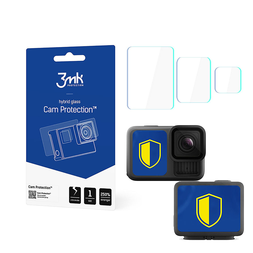 3mk - Cam Protection [Set Screen + Lens] - GoPro Hero 13 - Clear