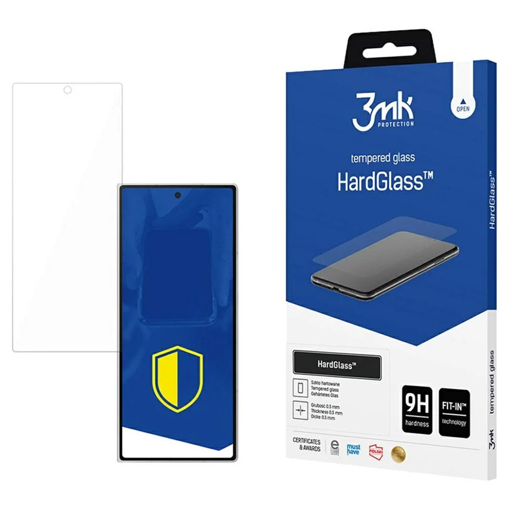 3mk - HardGlass Screen Protector - Samsung Galaxy Z Fold7 - Clear