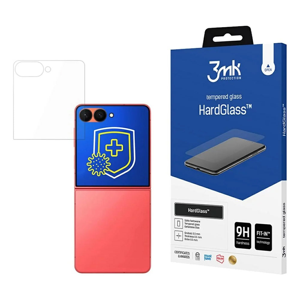 3mk - HardGlass Screen Protector - Samsung Galaxy Z Flip7 - Clear