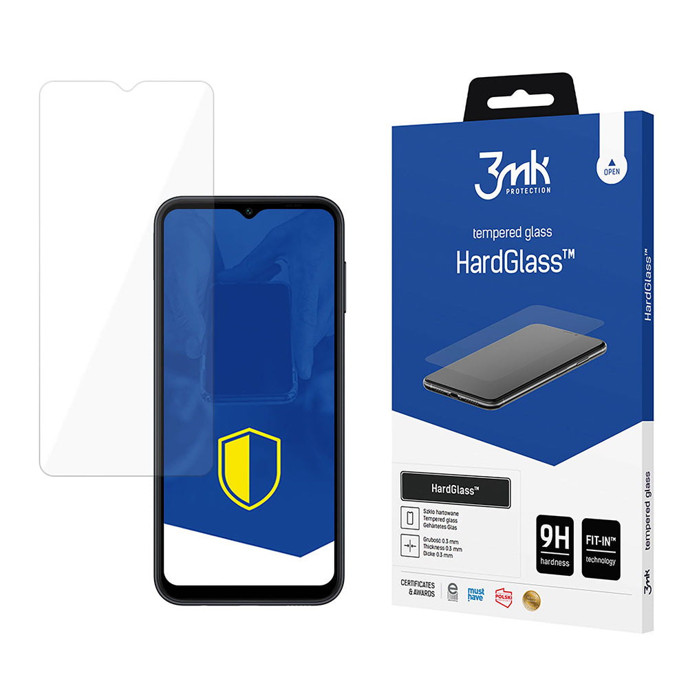 3mk - HardGlass Screen Protector - Samsung Galaxy A14 4G / A14 5G - Clear