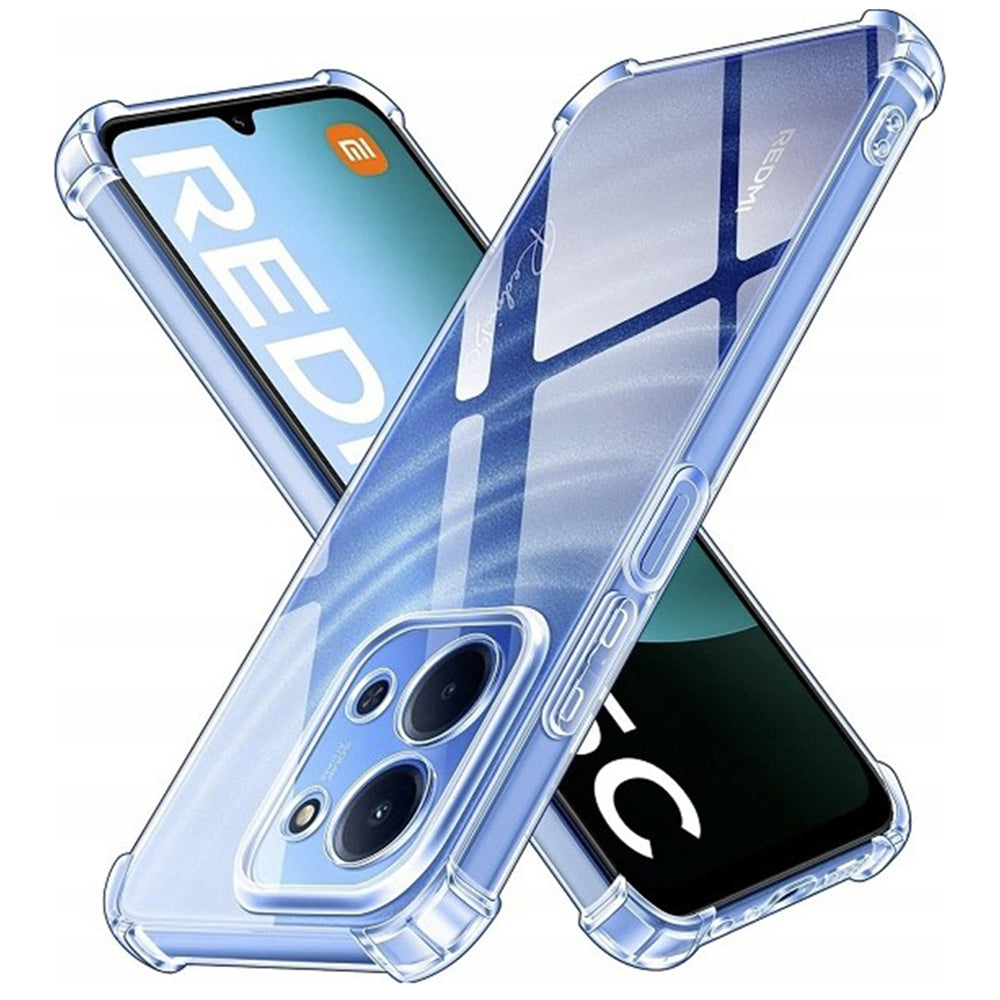 Techsuit - Shockproof Clear Silicone - Xiaomi Redmi 15C 4G / Redmi 15C 5G - Clear