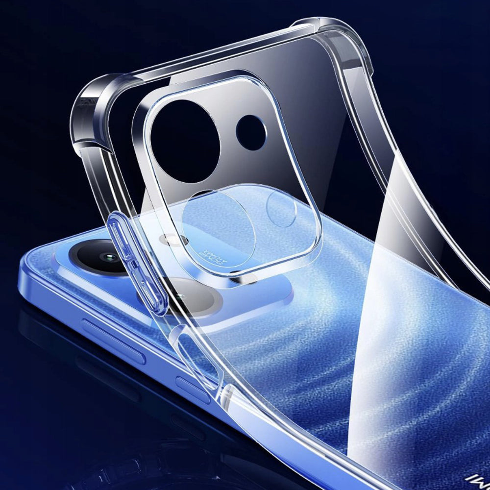 Techsuit - Shockproof Clear Silicone - Xiaomi Redmi 15C 4G / Redmi 15C 5G - Clear