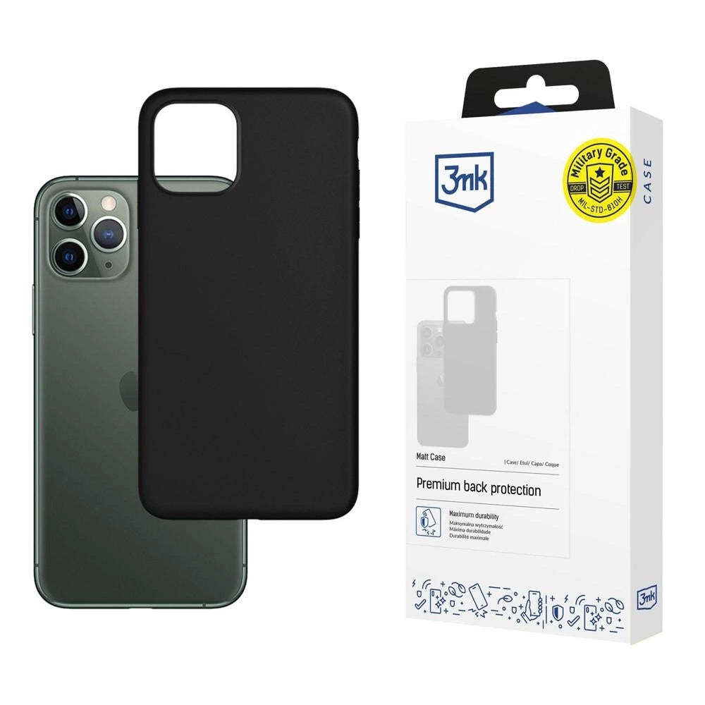 3mk - Matt Case - iPhone 12 Pro / iPhone 12 - Black