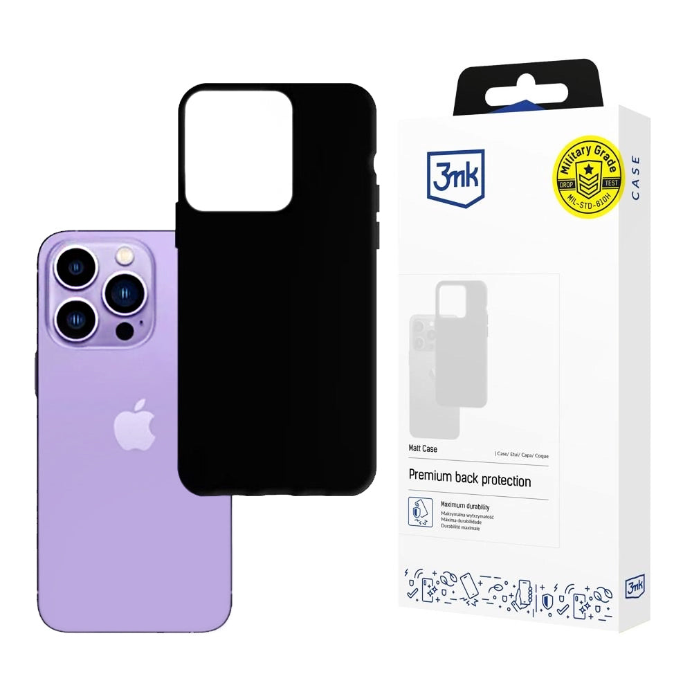 3mk - Matt Case - iPhone 14 Pro Max - Black